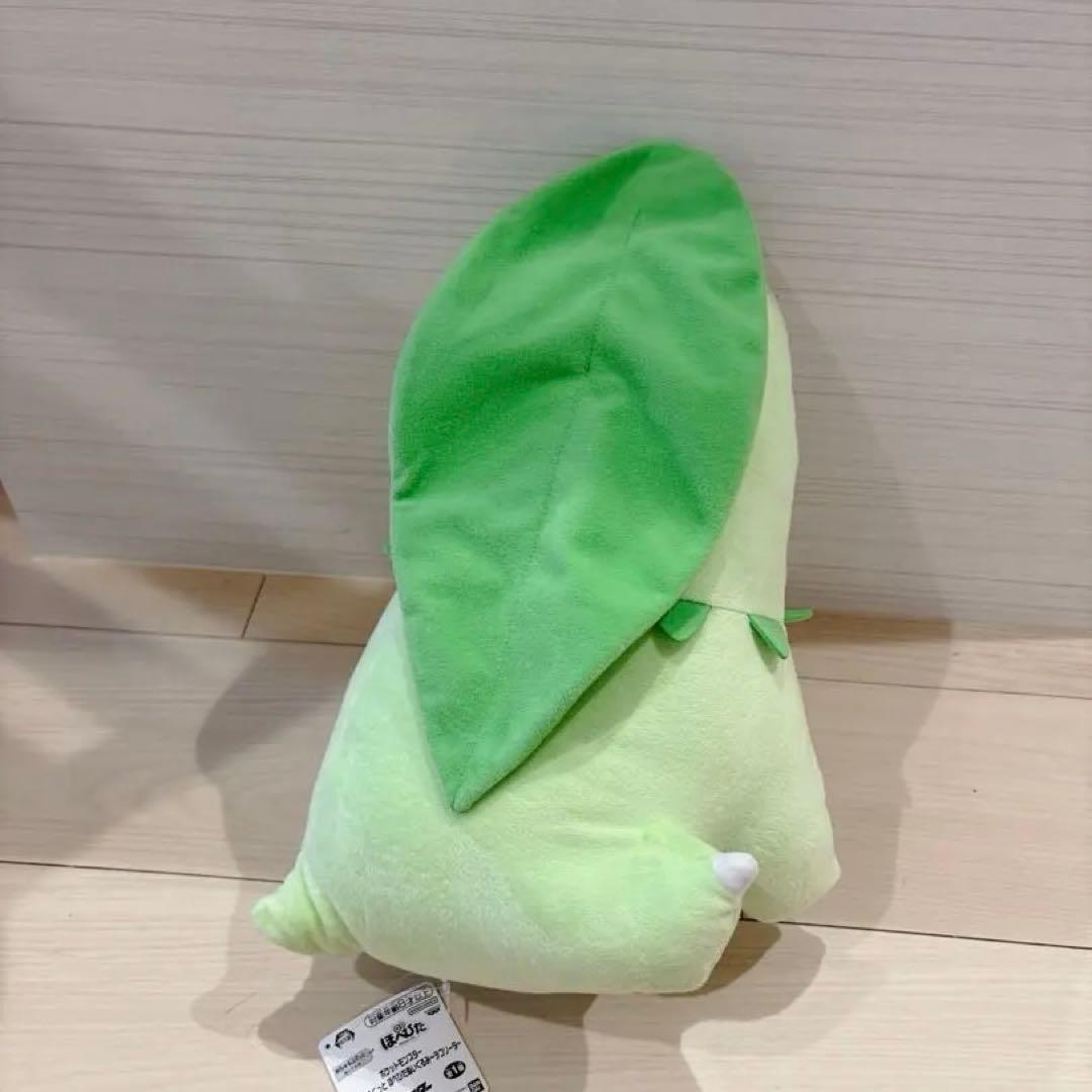 チコリータ ポケモン ポケットモンスター めちゃもふぐっと ほぺたぬいぐるみ — image 3