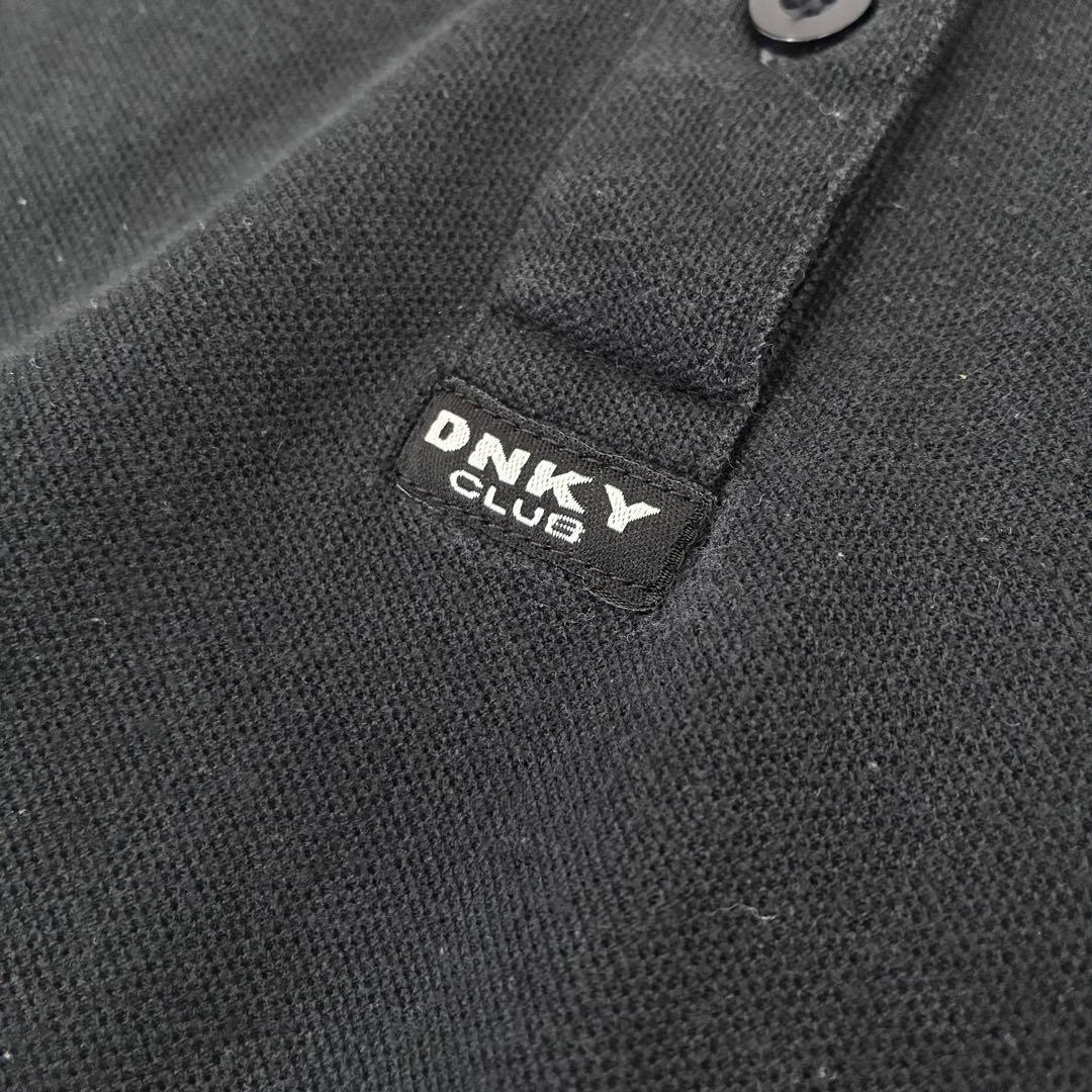 美品✨ DKNY ダナキャラン ポロシャツ ブラック 半袖 ゴルフ 人気 刺繍 — image 5