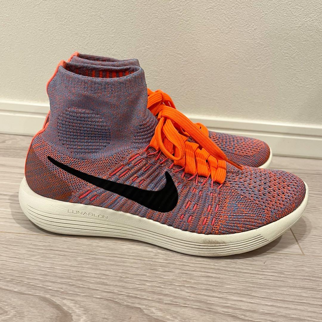 美品 NIKE ルナエピック フライニット 23cm オレンジ×ブルーグレー — image 5