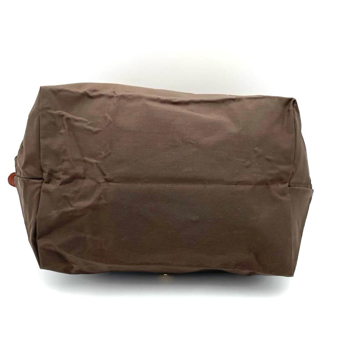 LONGCHAMP ロンシャン ルプリアージュ ハンドバッグ ナイロン レザー — image 4