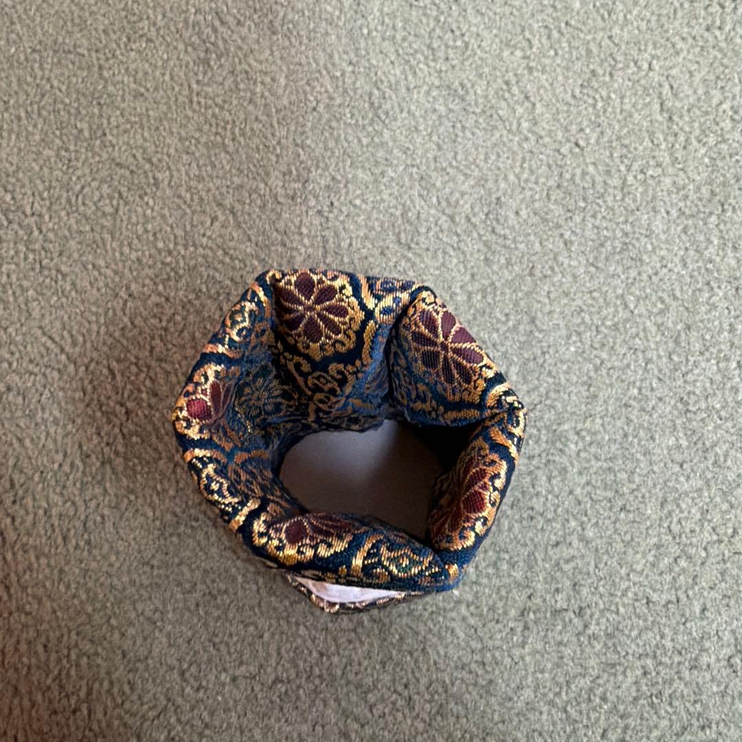【美品】金襴香合 布香合 御香入れ 携帯用 仏具 茶道具 法衣 — image 3