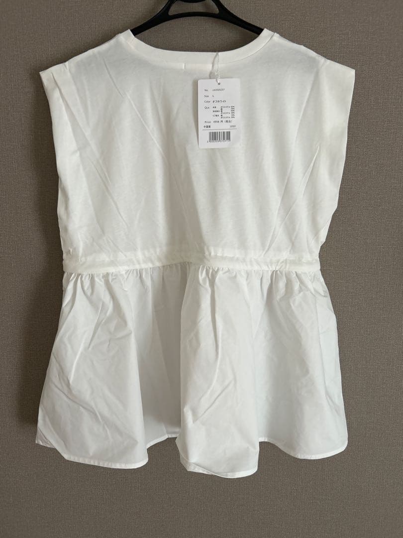 【新品タグ付き】Classical Elf ウエストドロストペプラムTシャツ　Ｌ — image 3
