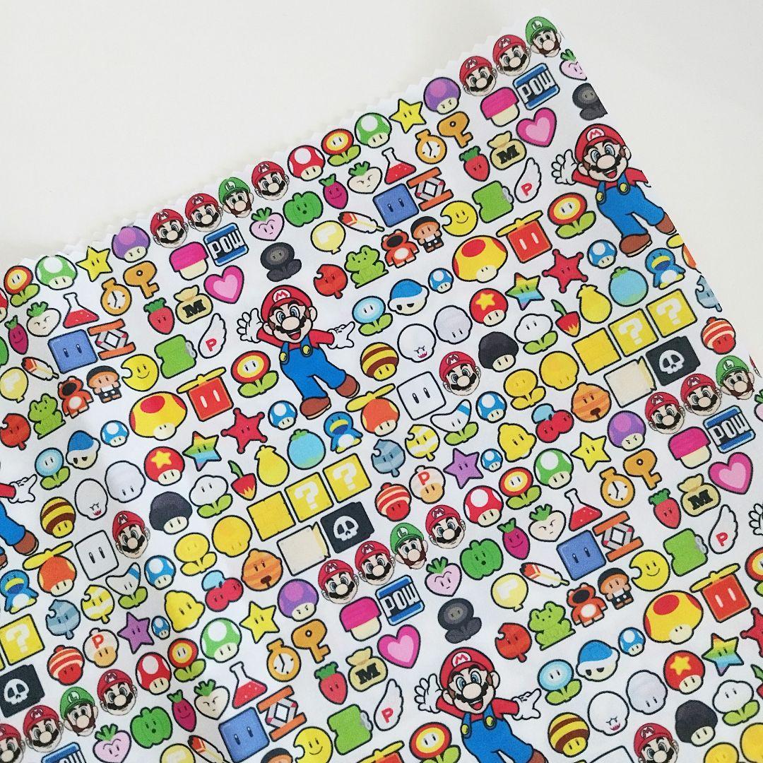《50×70》マリオ ゲーム はぎれ 布 生地 — image 2