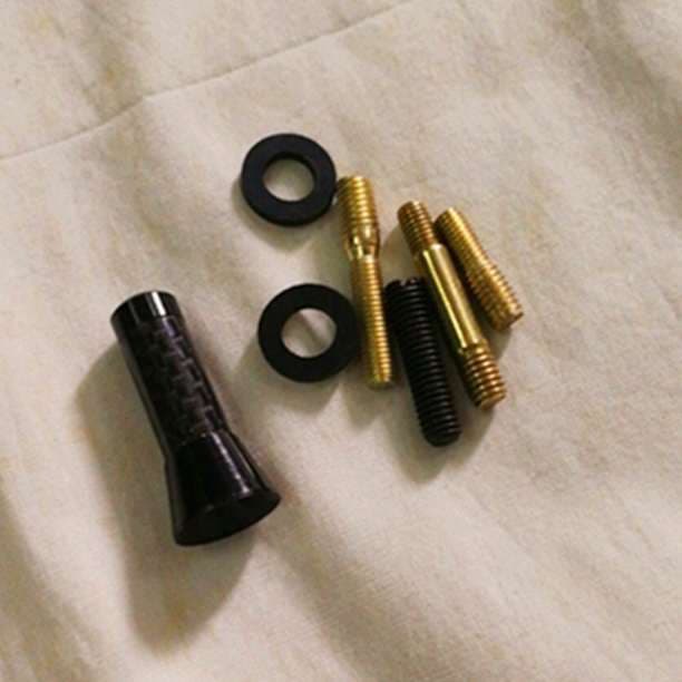 ブラック ラジオ 黒 3.5cm ショートアンテナ 車用 ミニ — image 2