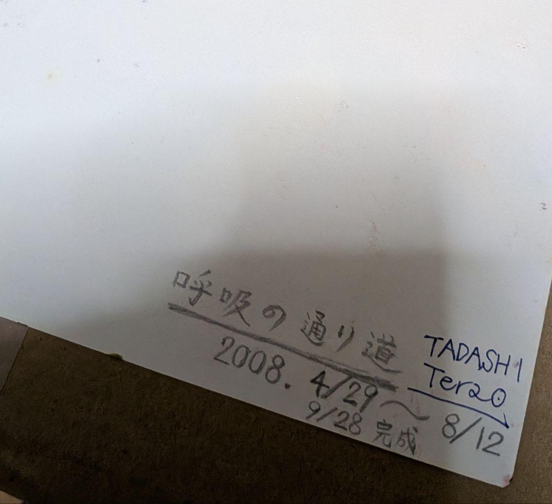 寺尾忠　アクリル絵画　“呼吸の通り道”　　縦37.5✕横45.3cm — image 4