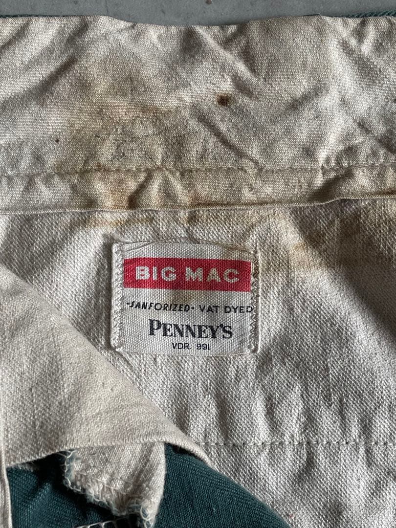 60s BIG MACワークパンツ 極太 襤褸 雰囲気 — image 2