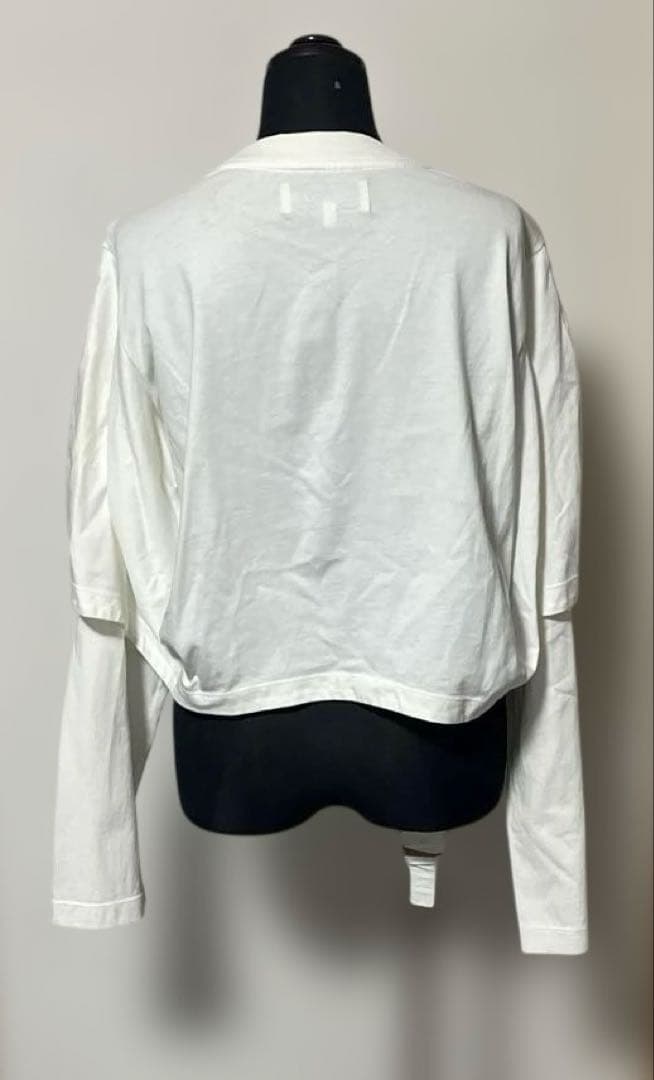 SIRLOIN ホワイト クロップド丈 Tシャツ M — image 3