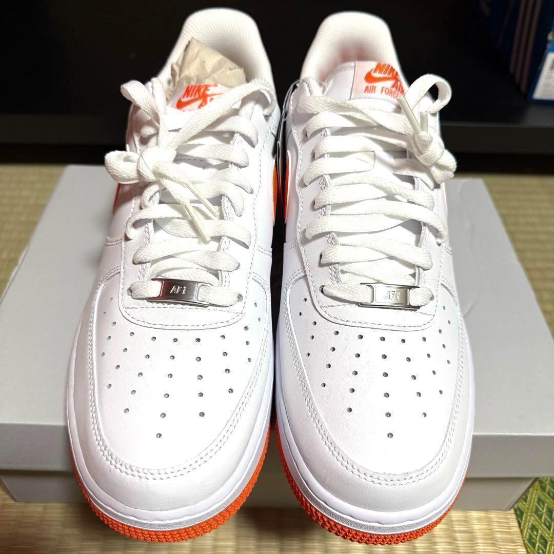 NIKE AIRFORCE 1 ホワイト オレンジ　新品　30.0 — image 2