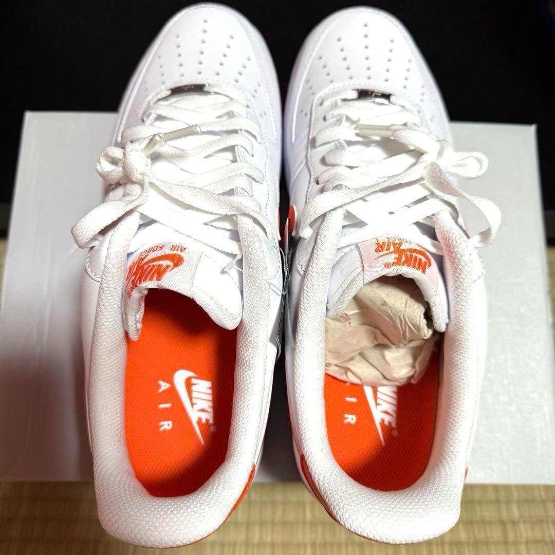NIKE AIRFORCE 1 ホワイト オレンジ　新品　30.0 — image 3