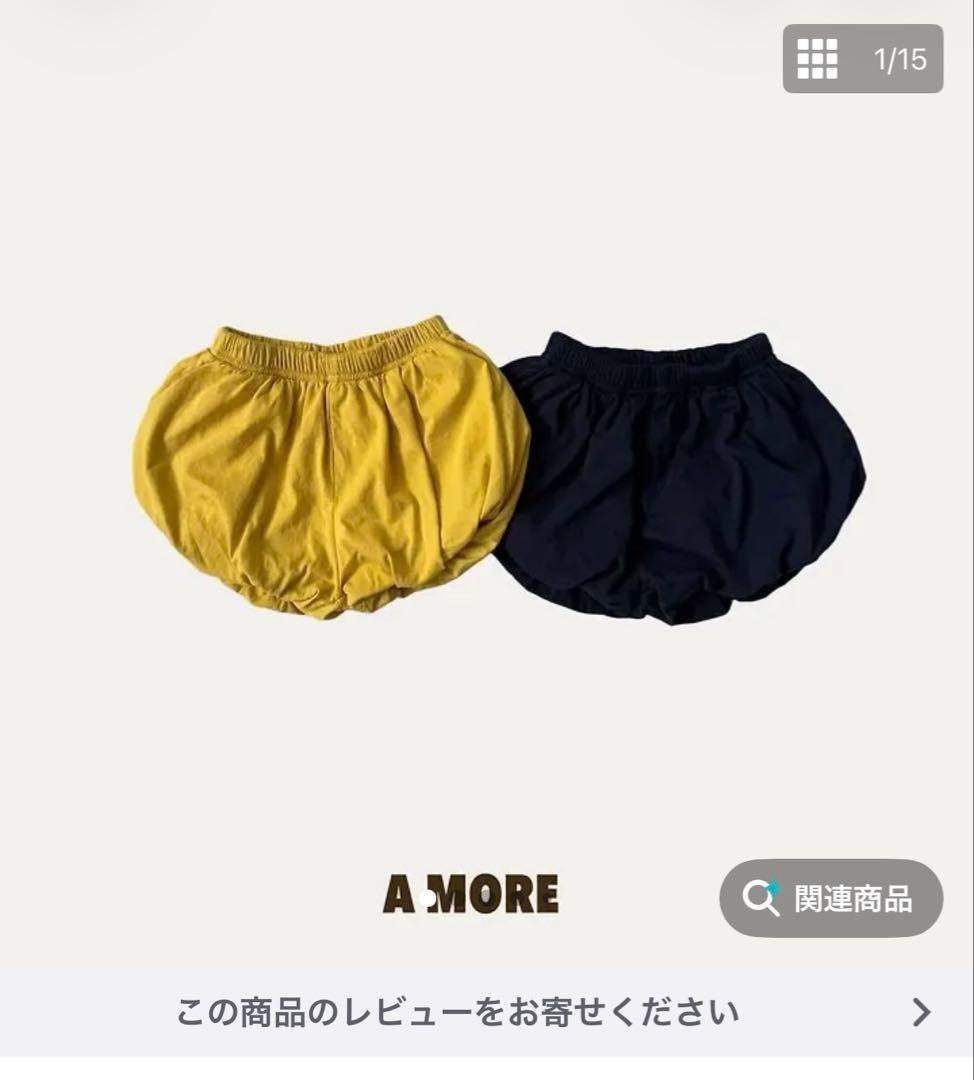 【新品未使用韓国直送】A MORE 26/SM シャボン玉パンツ夏服韓国子供服 — image 3