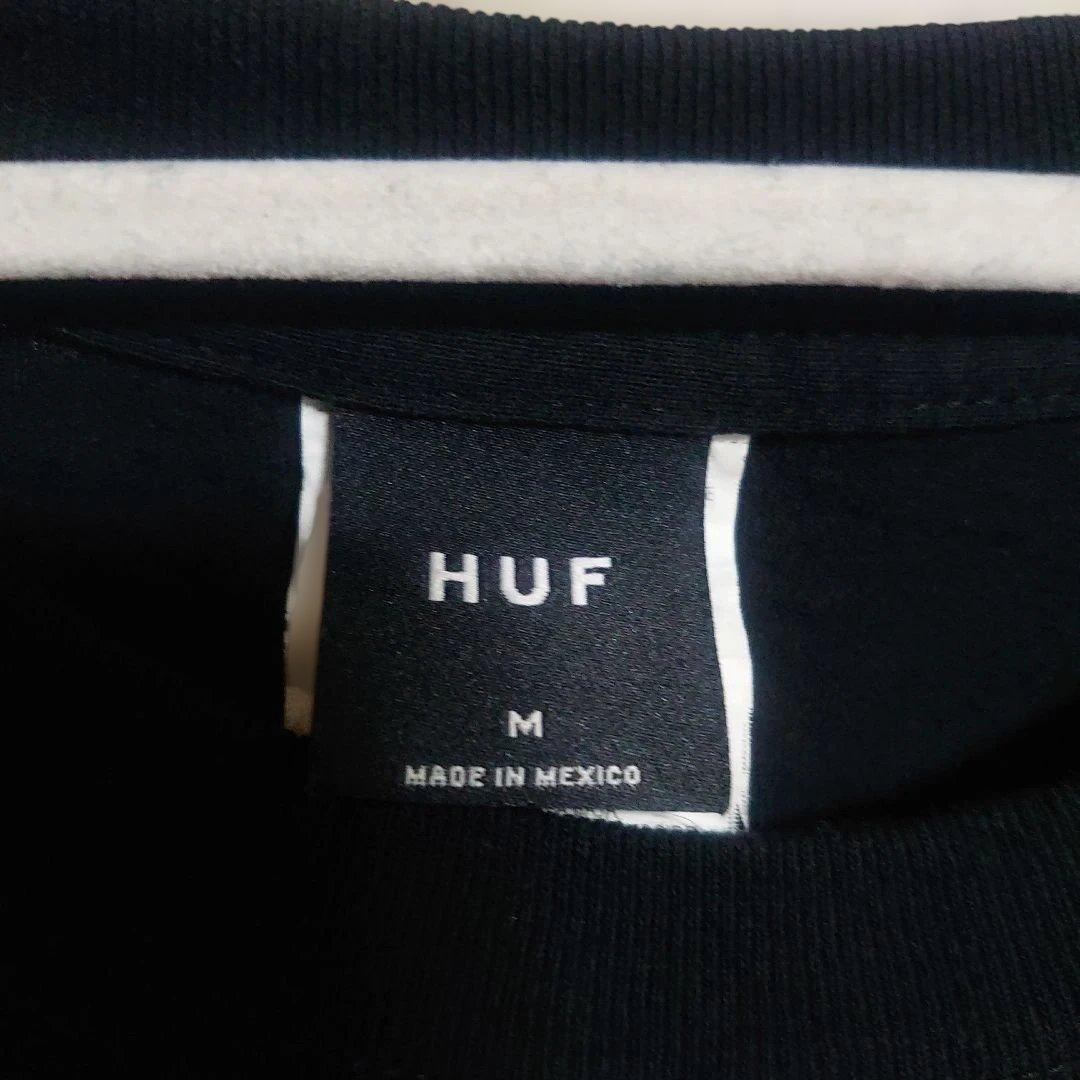 HUF ボックスロゴ Tシャツ ブラック Mサイズ — image 3