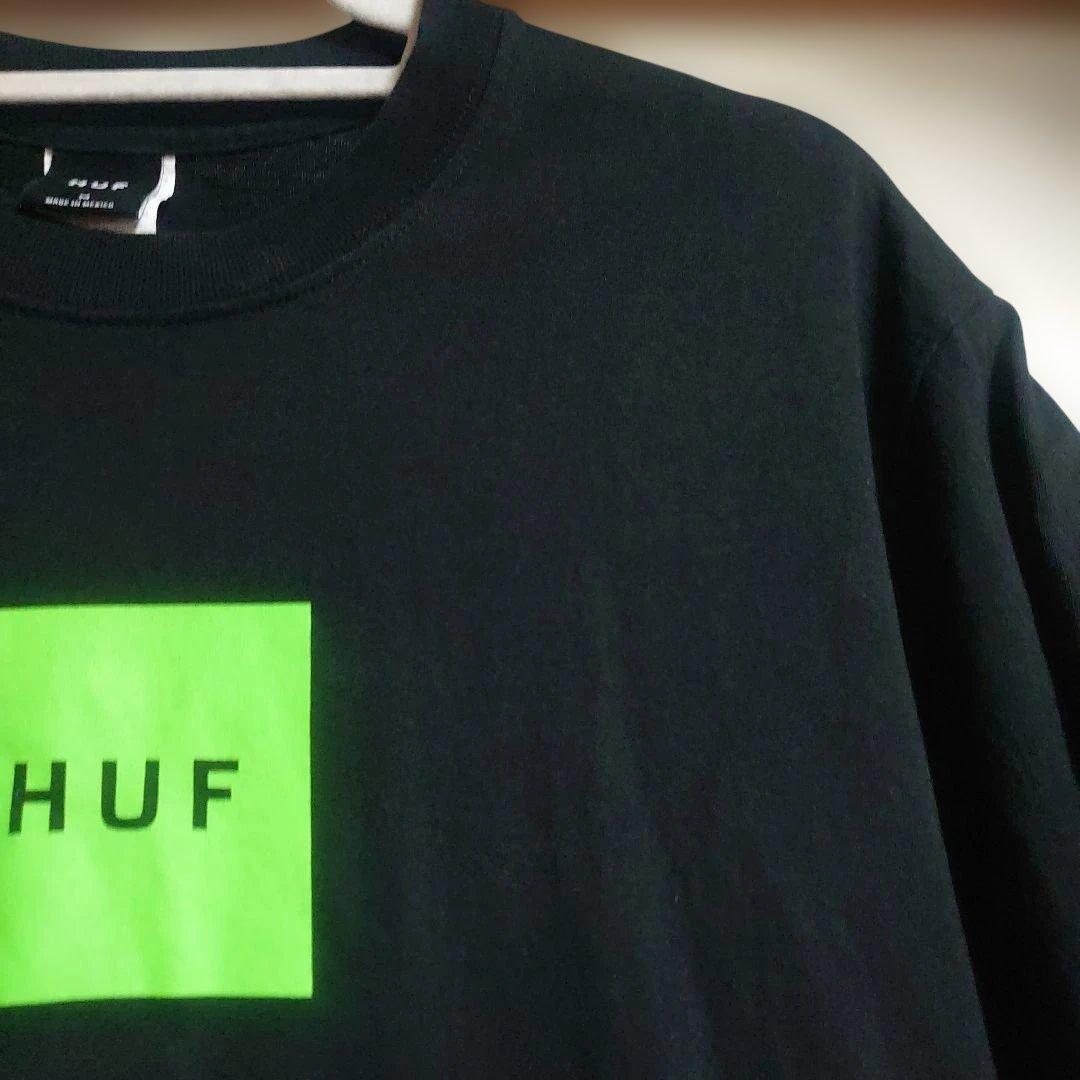 HUF ボックスロゴ Tシャツ ブラック Mサイズ — image 5