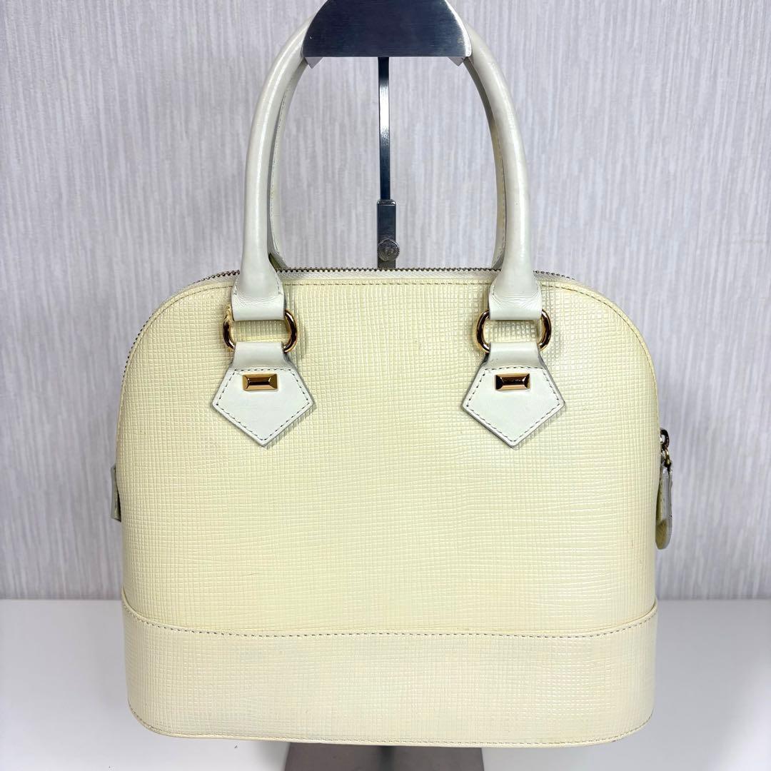 マリクレール　marie claire ハンドバッグ　クリーム色　高島屋 — image 3