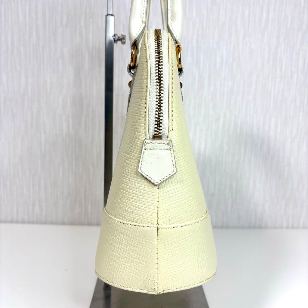 マリクレール　marie claire ハンドバッグ　クリーム色　高島屋 — image 4