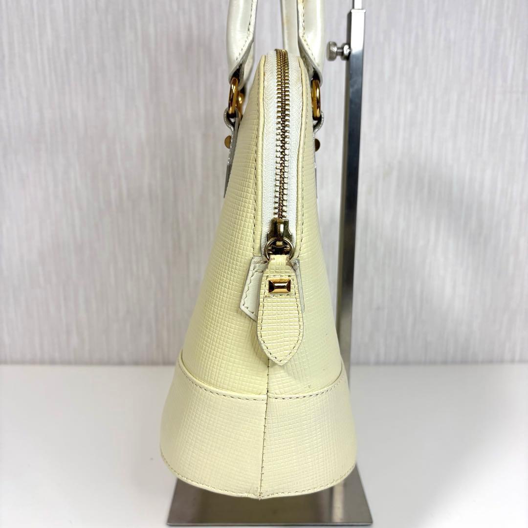 マリクレール　marie claire ハンドバッグ　クリーム色　高島屋 — image 5