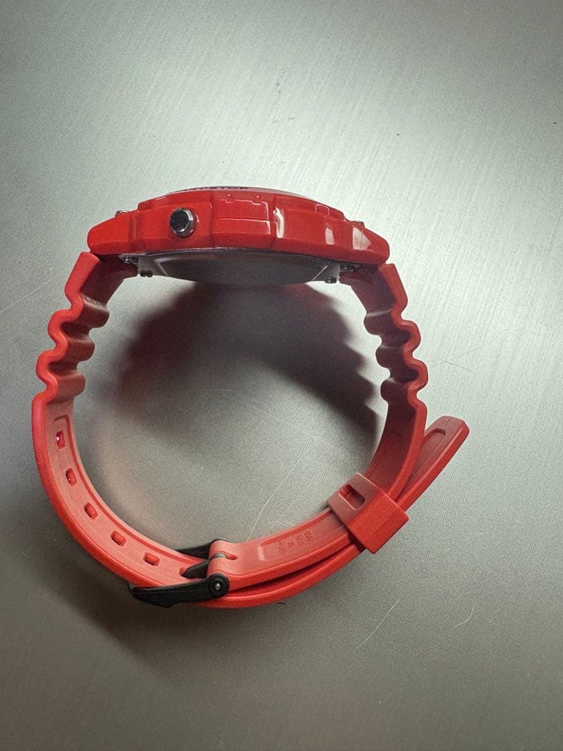 CASIO W-214HC デジタル腕時計 レッド 本体 — image 3