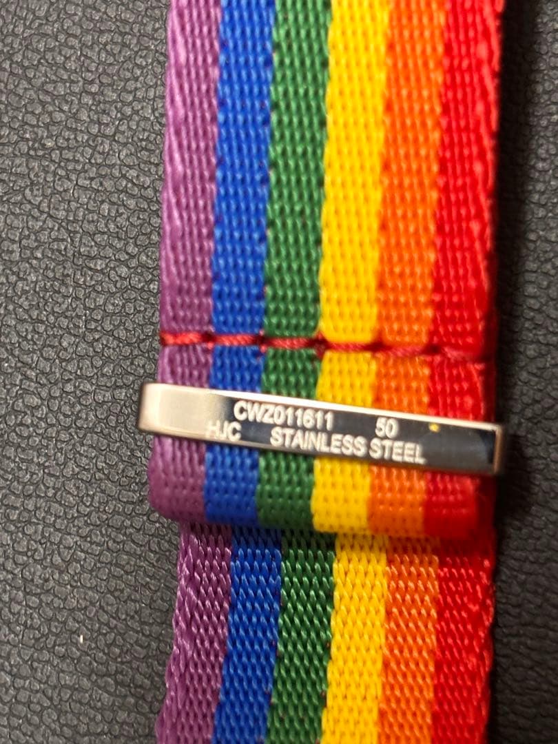 オメガ　純正　NATO ストラップ　マルチカラー 19-20mm 未使用品 — image 5