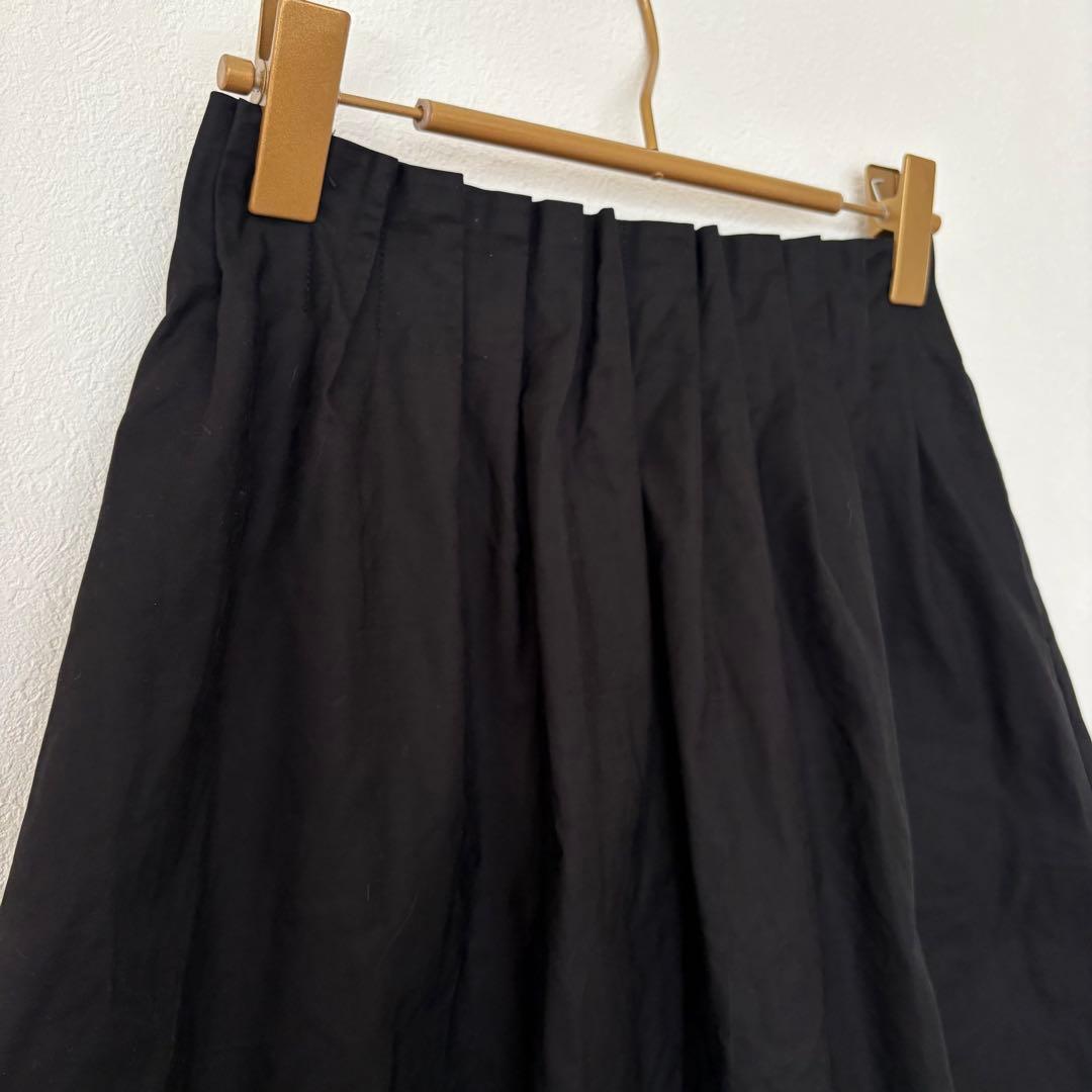 ラボラトリーワーク　フレアスカート　ブラック　M ウエストタック　膝丈　上品 — image 4