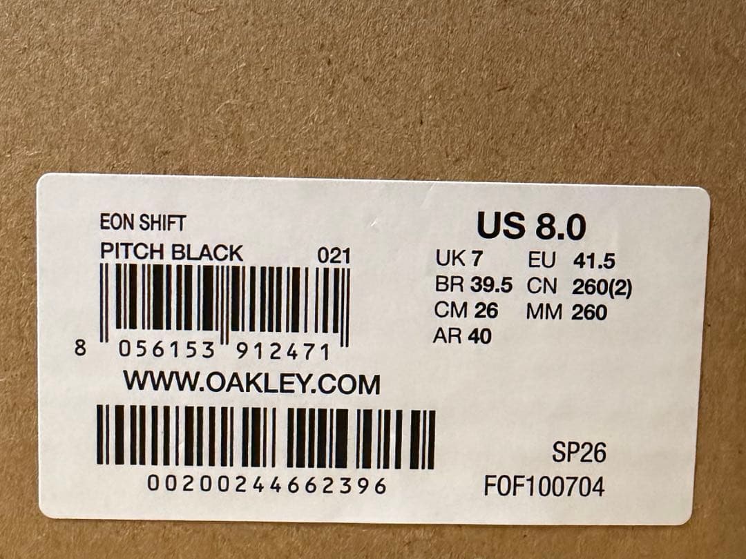 OAKLEY Eon Shift （pitch black）26cm 箱あり — image 2