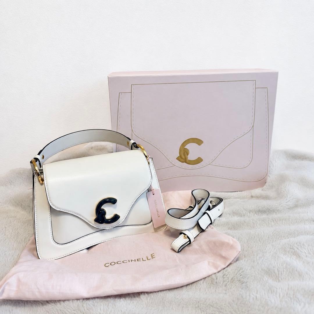 ✧新品✧ COCCINELLE ハンドバッグ ホワイト — image 2