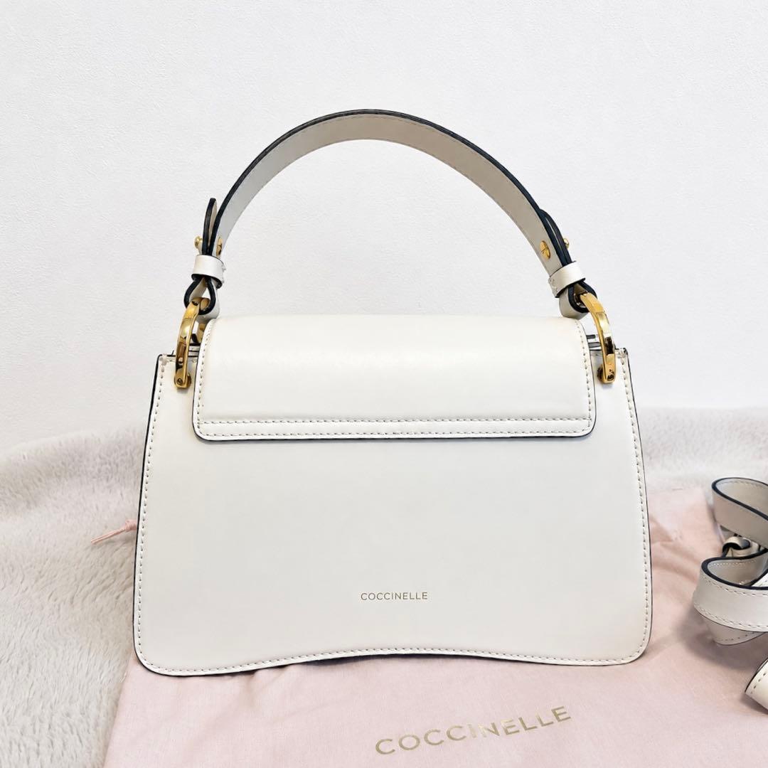 ✧新品✧ COCCINELLE ハンドバッグ ホワイト — image 5