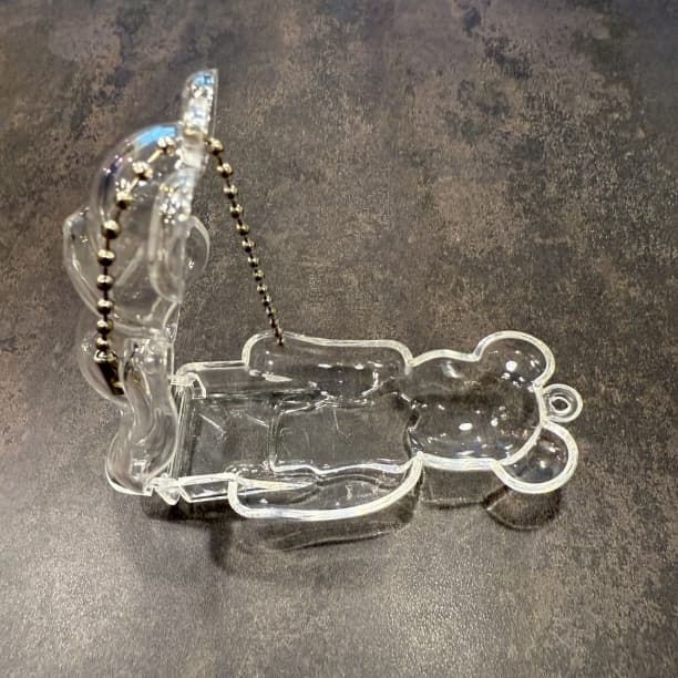 ベアブリック用 キーホルダー BE@RBRICK クリアケース チェーン付 嵐 — image 4