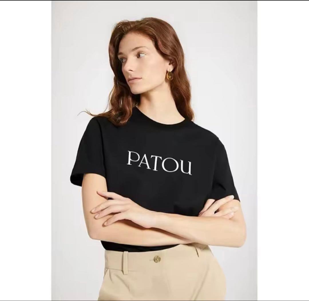 PATOU ロゴ入り Tシャツ ブラック レディース — image 2