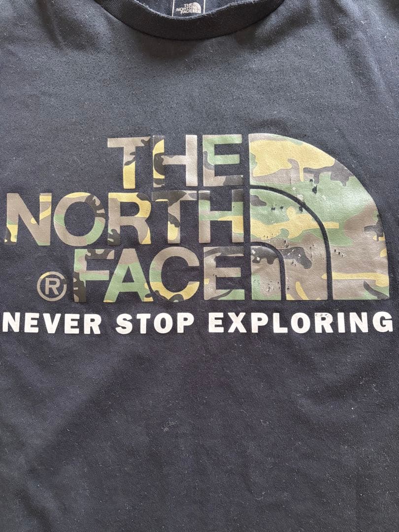THE NORTH FACE カモフラロゴ Tシャツ — image 4