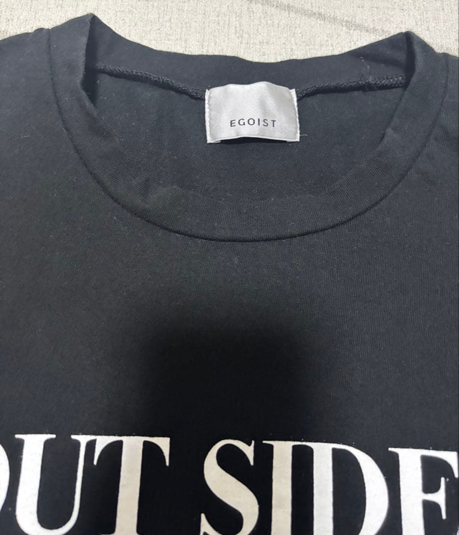 EGOIST ロゴプリント 半袖Tシャツ ブラック — image 2