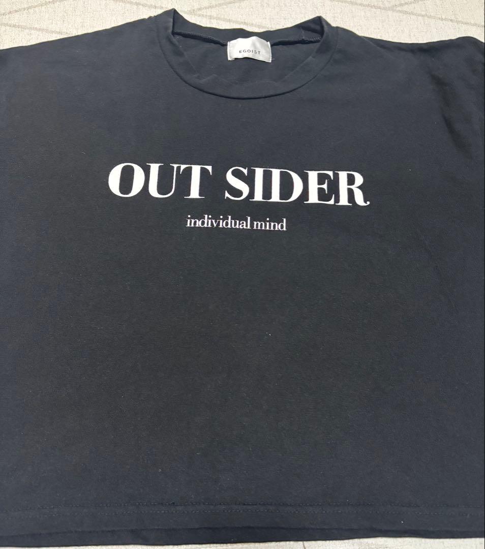EGOIST ロゴプリント 半袖Tシャツ ブラック — image 3