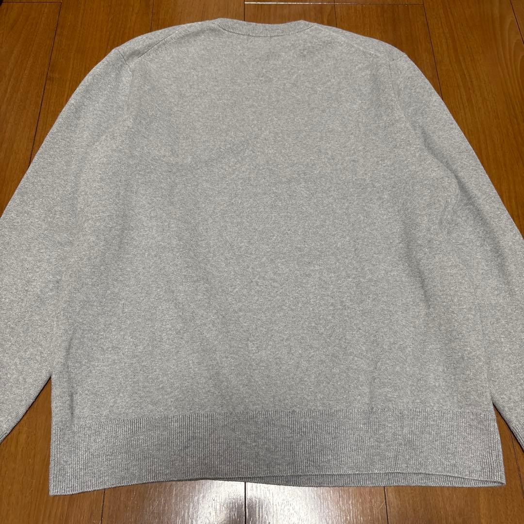 ユニクロ　ウォッシャブルミラノリブクルーネックセーター　04 グレー XL — image 4