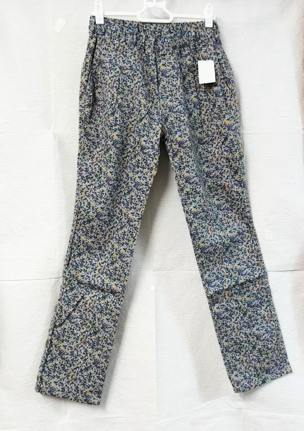 【✨新品未使用✨１点限り】コットン 綿 パンツ ピンク 花柄 サイズＳ — image 2