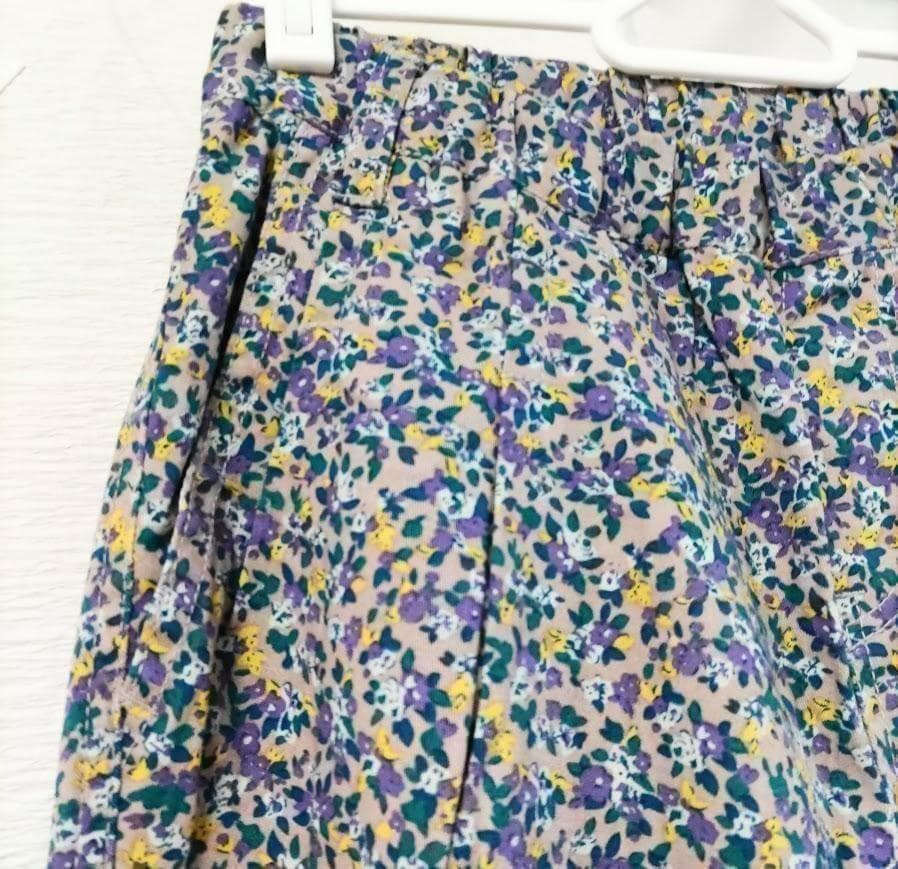【✨新品未使用✨１点限り】コットン 綿 パンツ ピンク 花柄 サイズＳ — image 5
