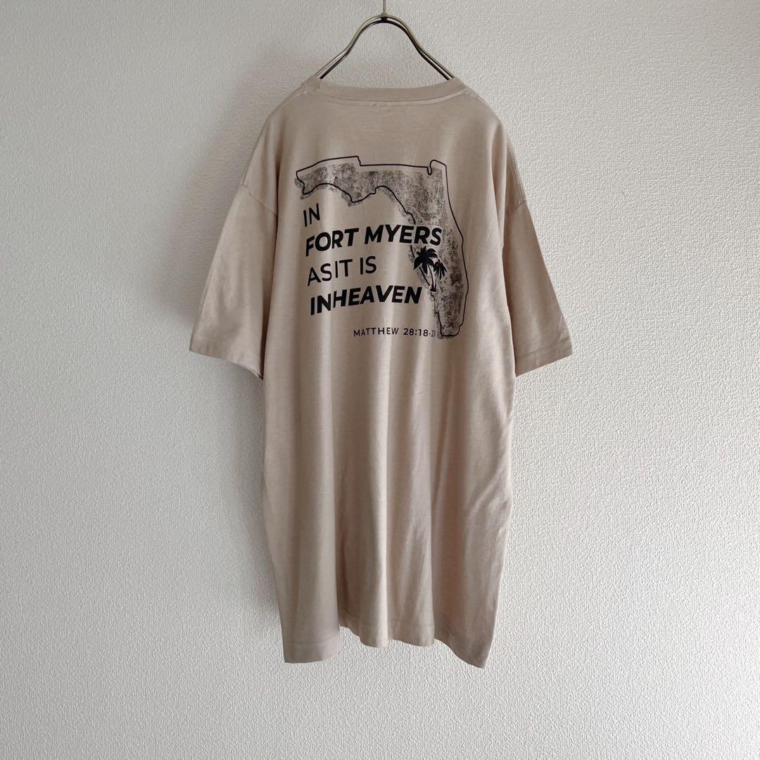 古着 “SUNDAY” Print T-shirt / 綿ポリ Tシャツ — image 3