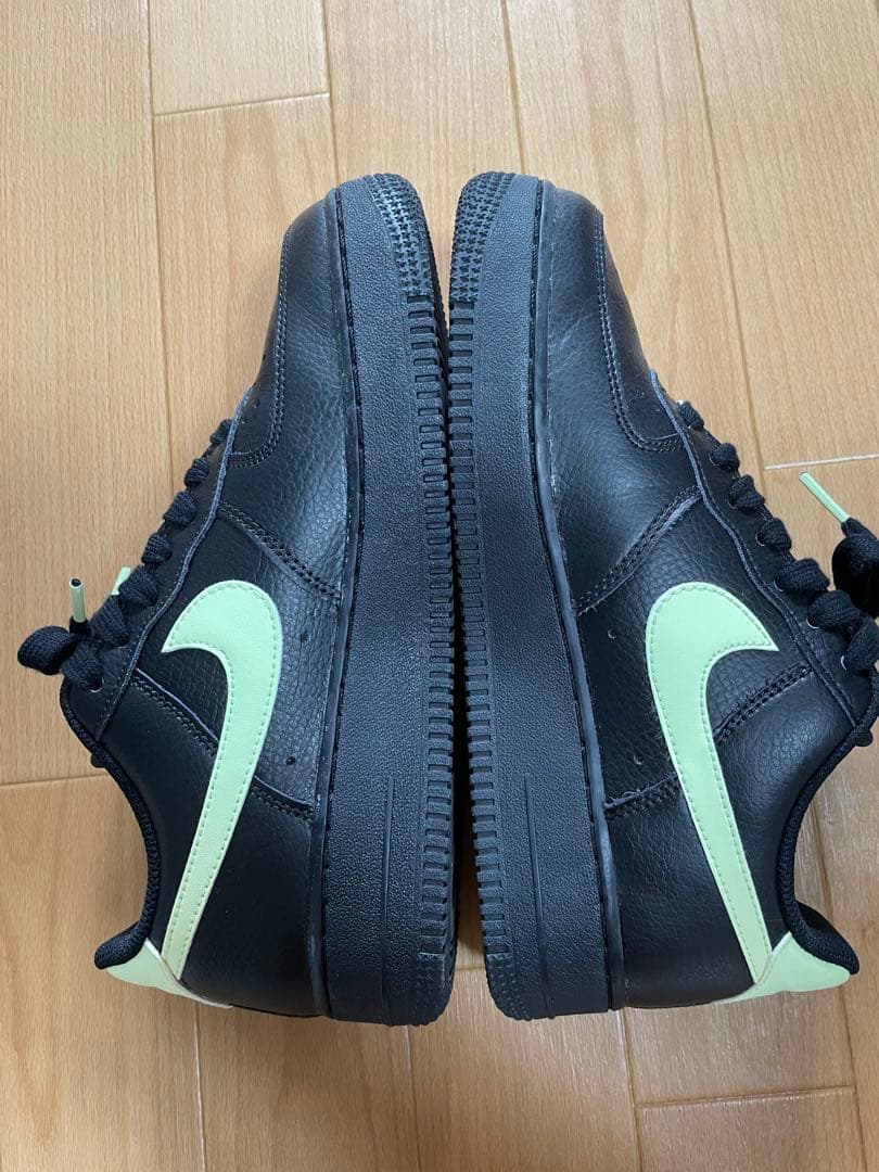 限定値下　NIKE ナイキ　エアフォース1 ブラック　グリーン　24.5センチ — image 5