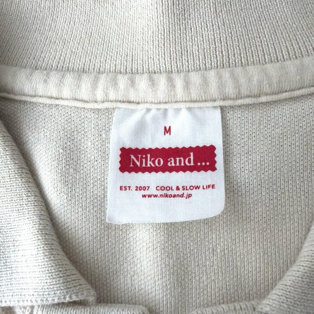 niko and... 半袖ポロシャツ ベージュ Mサイズ — image 2
