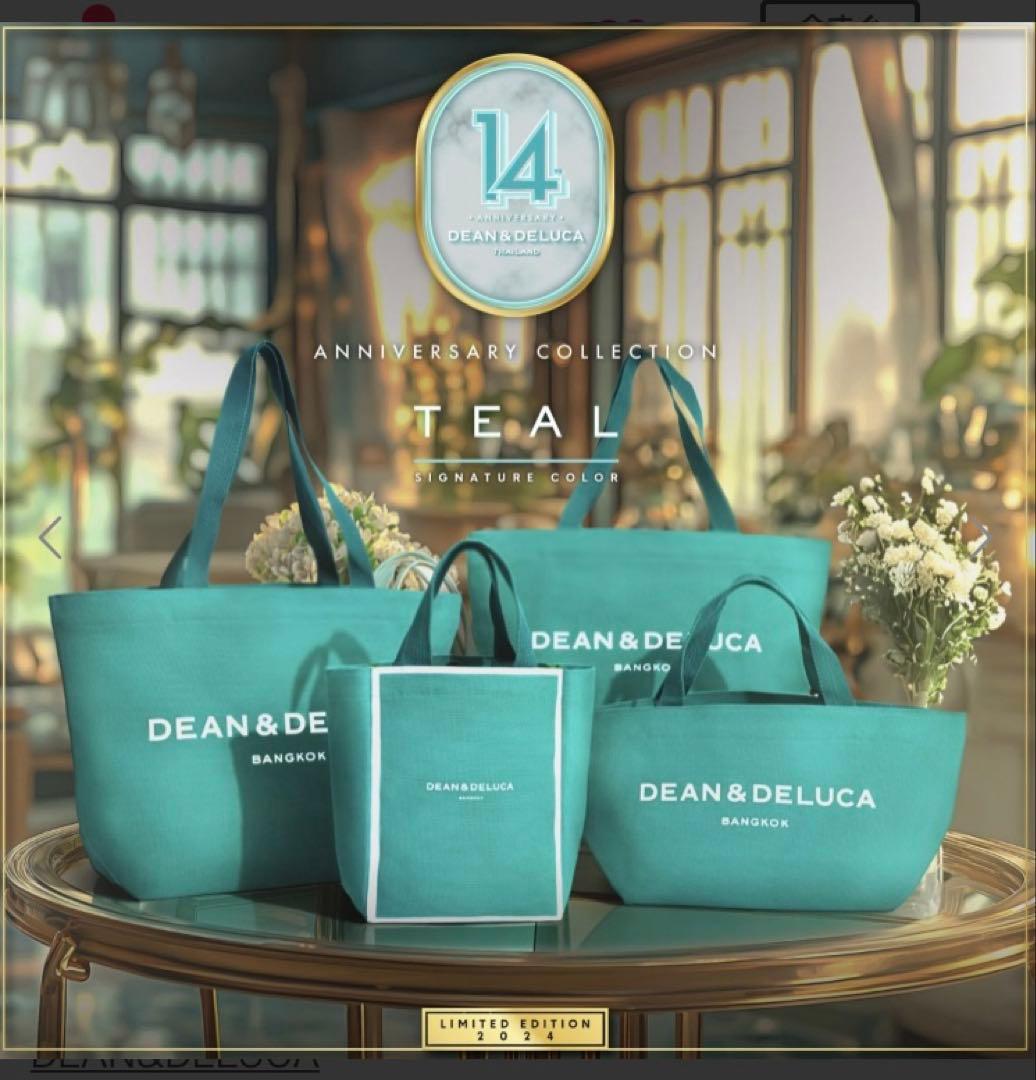 完売品 DEAN&DELUCA ディーン&デルーカ バッグ バンコク限定 Ｌ — image 4