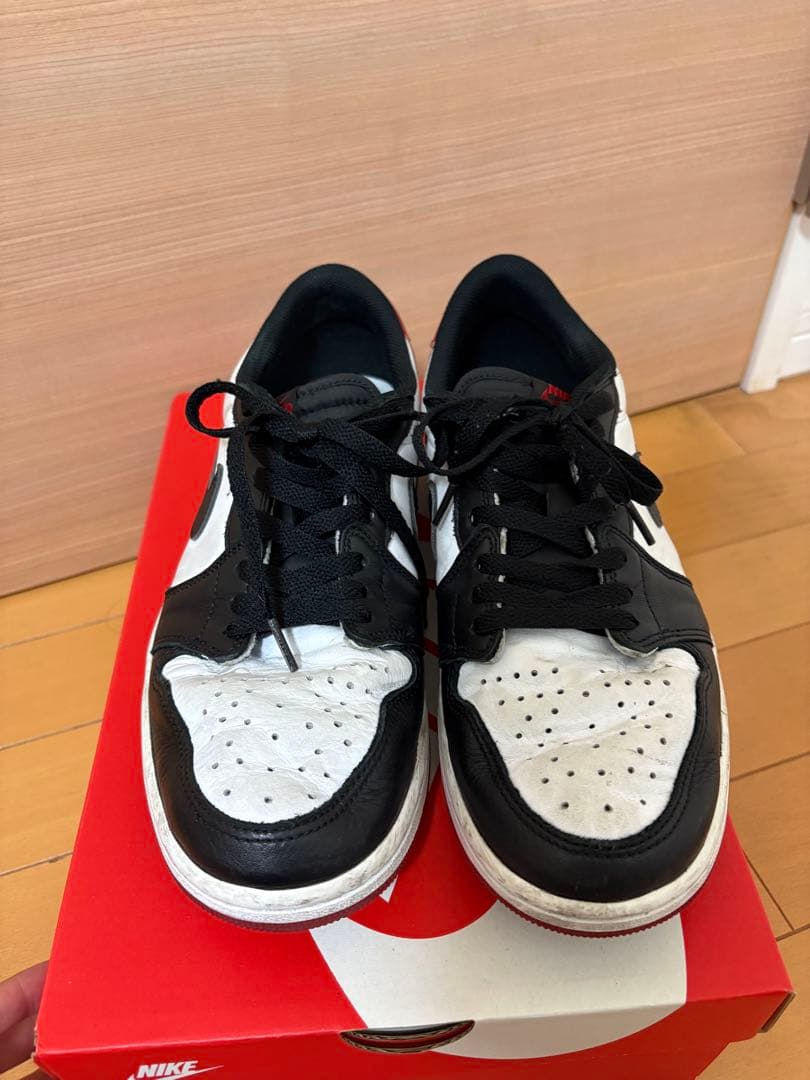 NIKE Air Jordan 1 Low Black Toe 黒つま — image 2