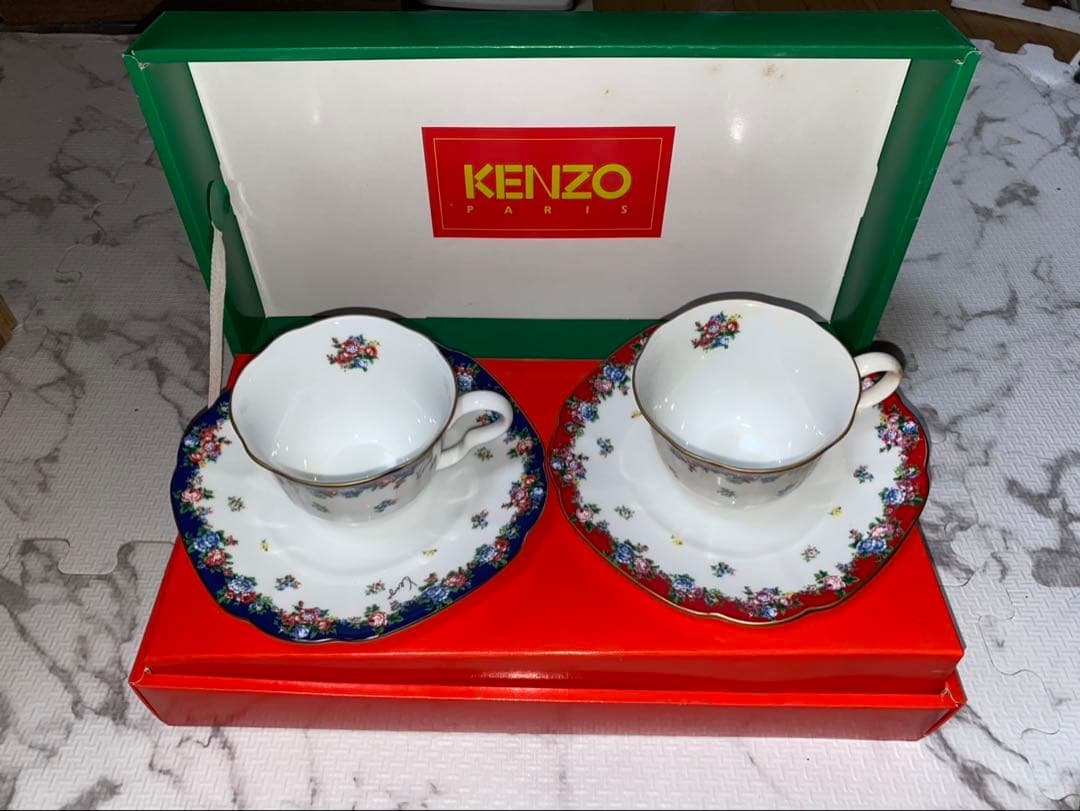 KENZO PARIS カップ＆ソーサー 2客セット — image 2