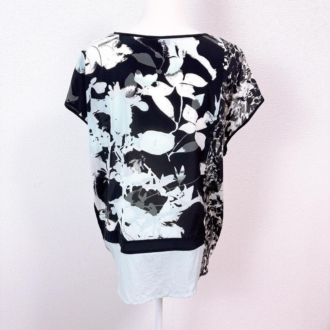 【美品】DKNY ダナキャラン ニューヨーク　シルクカットソーブラウス — image 5