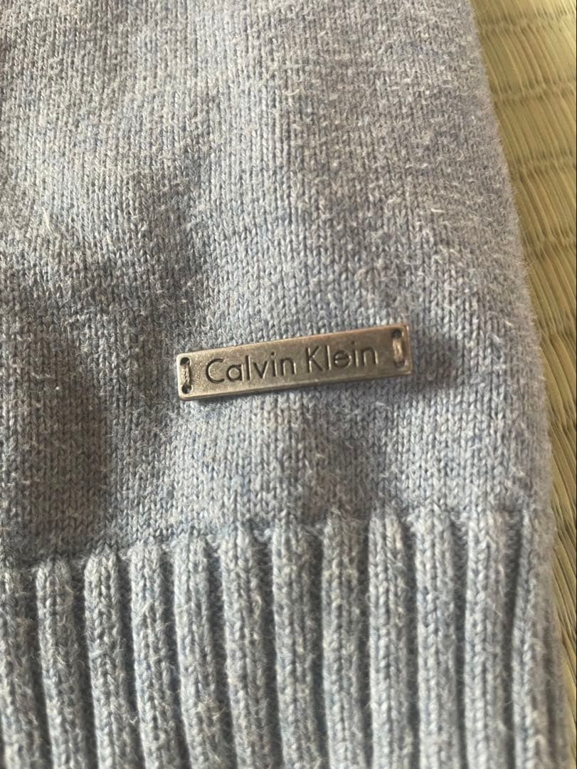 Calvin Klein クルーネック ニット セーター グレー L — image 4