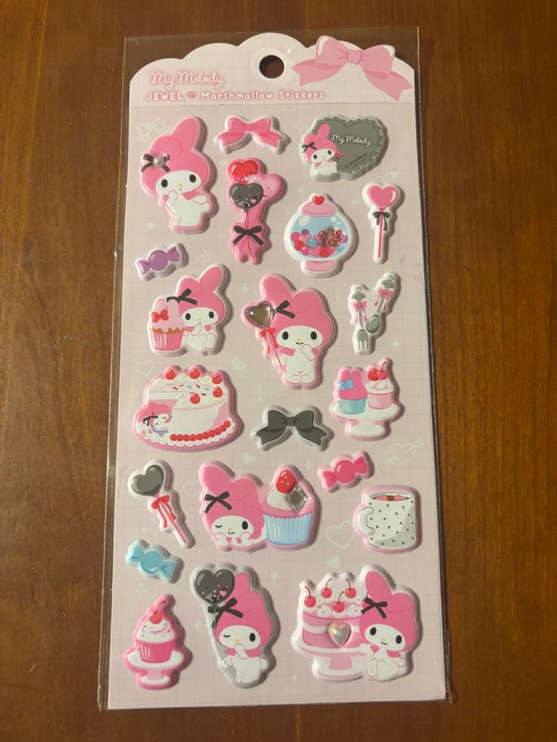 正規品　サンリオ　ジュエルマシュマロステッカーズ　３枚セット　新品 — image 3