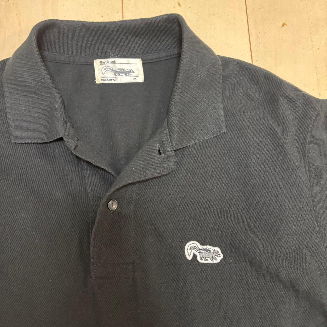 The Skunk ポロシャツ ブラック 黒 Mサイズ　古着 — image 2