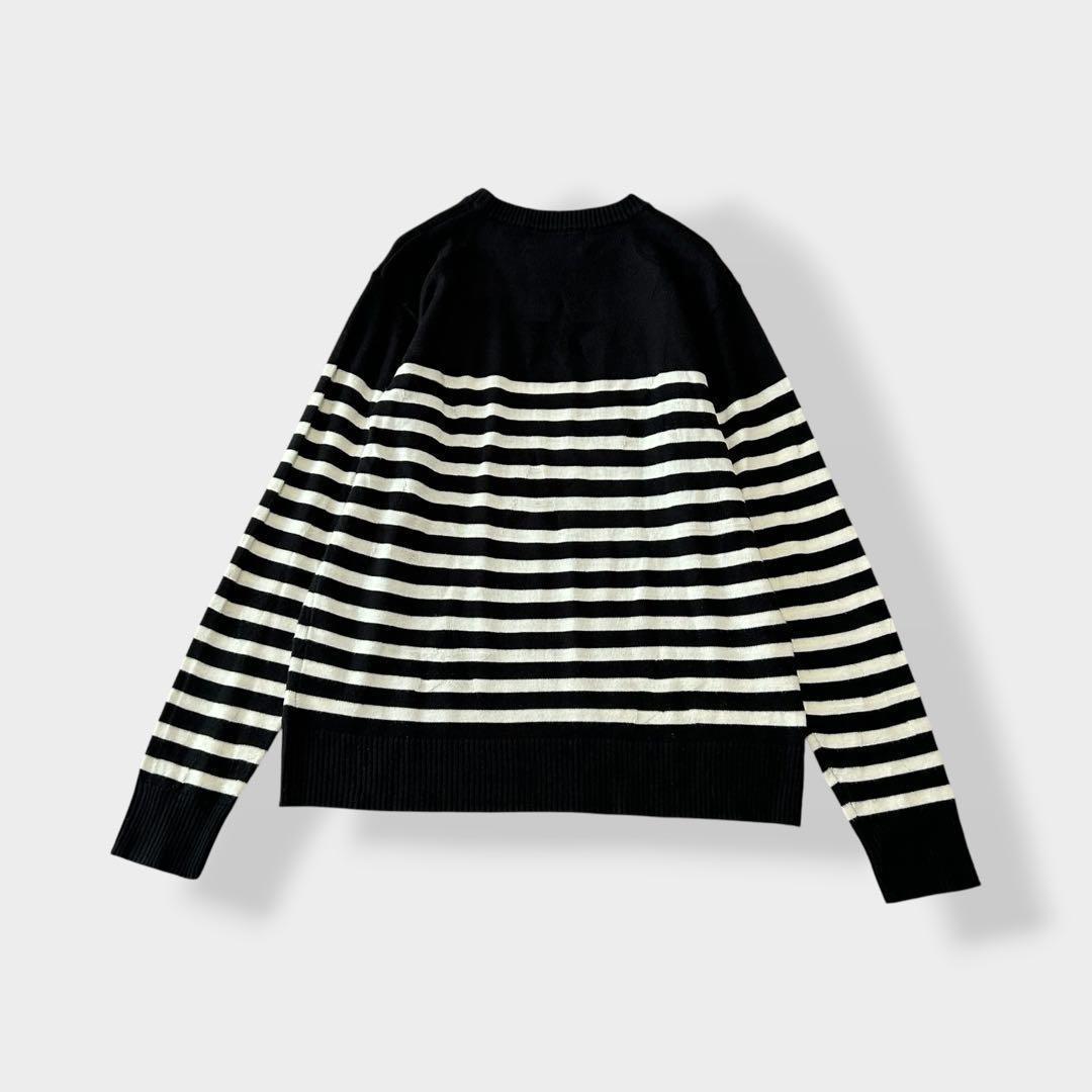 AZUL by moussy スターボーダー長袖クルーネック ニット XS — image 2