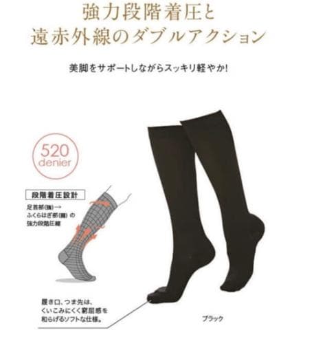 新品 Mサイズ グラントイーワンズ　アティーボハイソックス ブラック 正規品tg — image 3