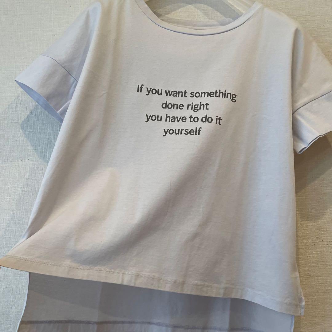 カットソー　半袖Tシャツ/コットンTシャツ　【美品です】 — image 4
