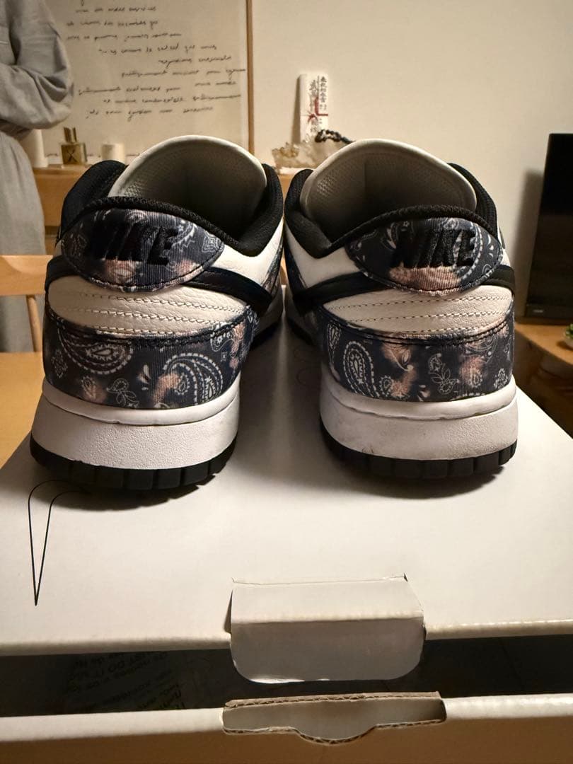 NIKE By You Dunk Low ペイズリー 28.5 — image 5