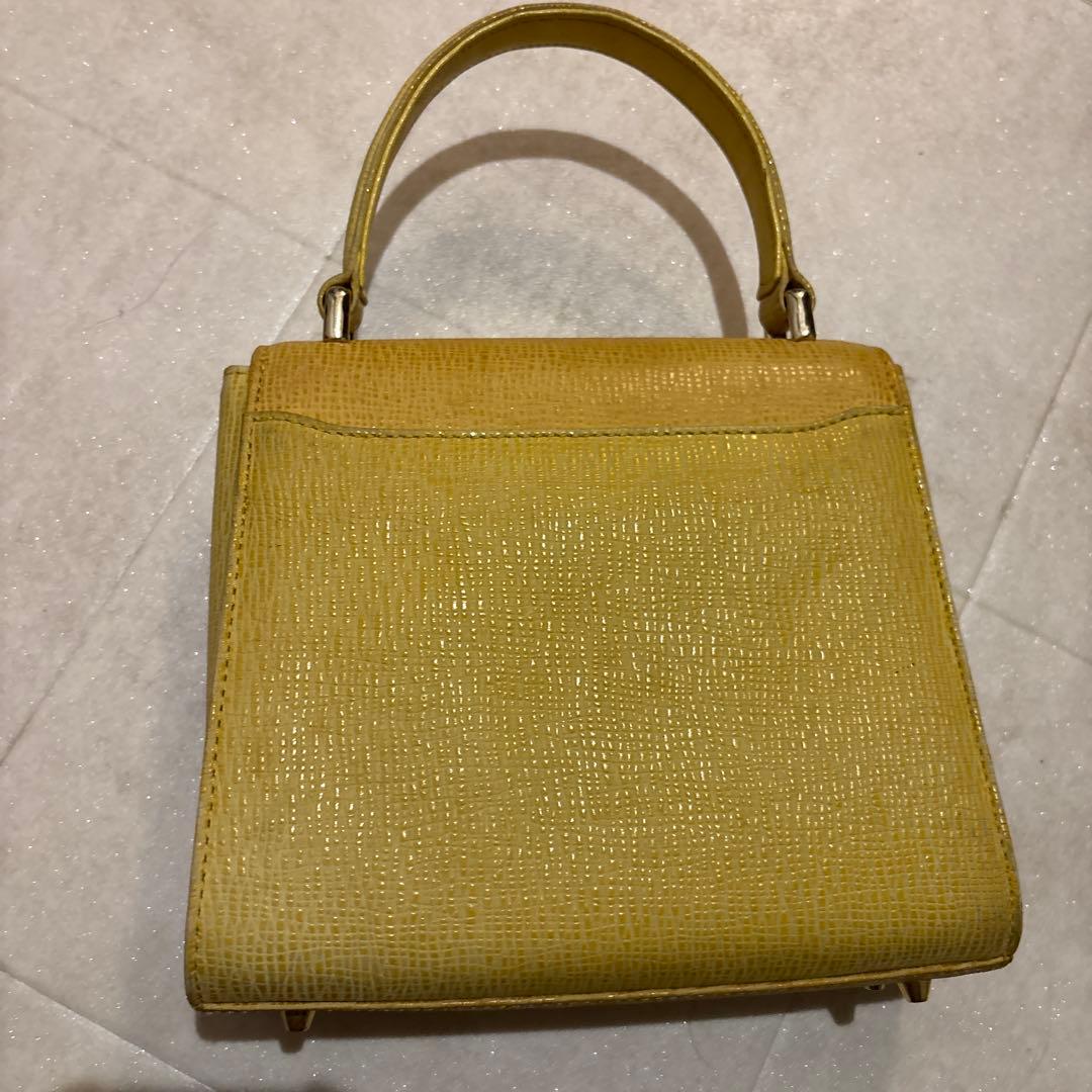 クレージュ ハンドバッグ フォーマル レザー ゴールド金具 — image 3