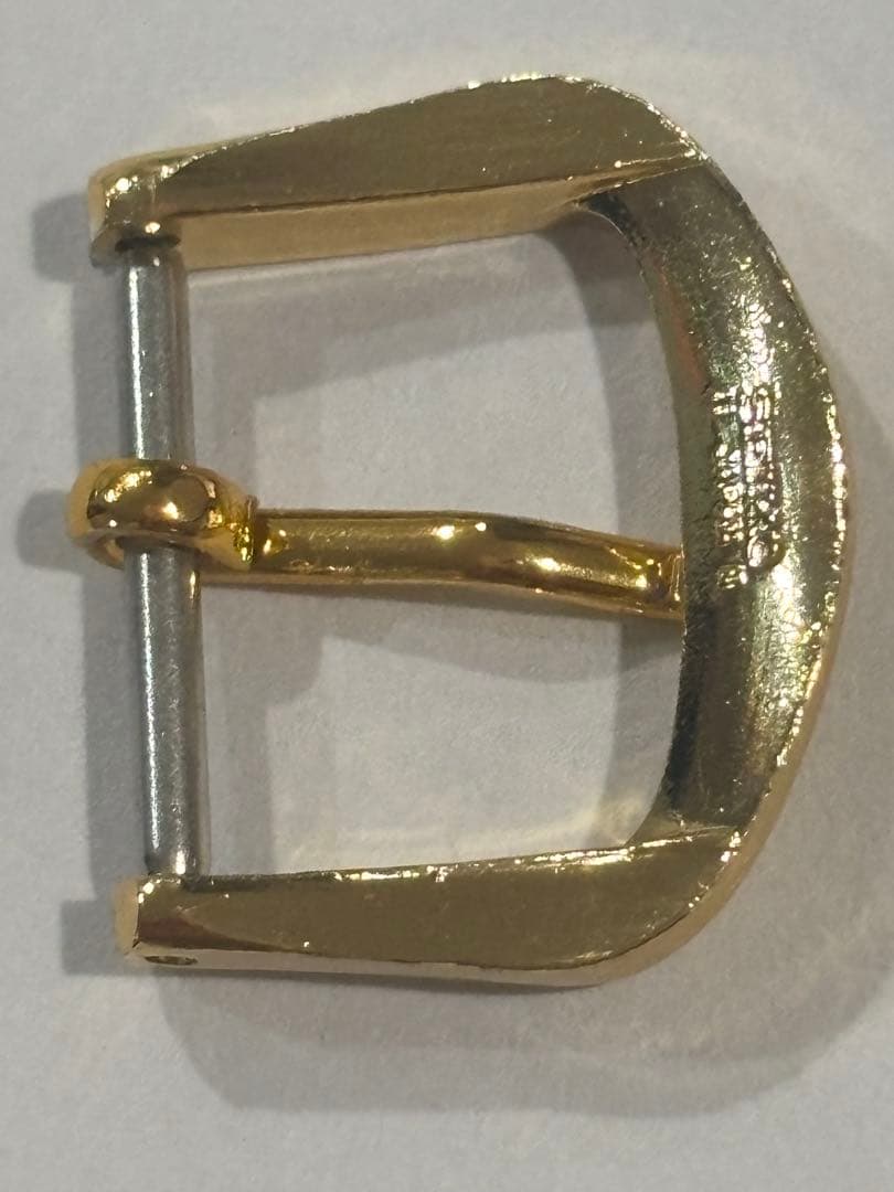 SEIKO セイコー 美錠 尾錠　アルミ 金色 15mm 未使用 — image 4