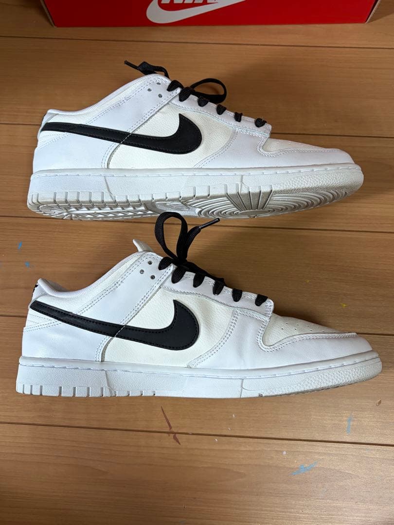 NIKE Dunk Low White Black 29cm — image 5